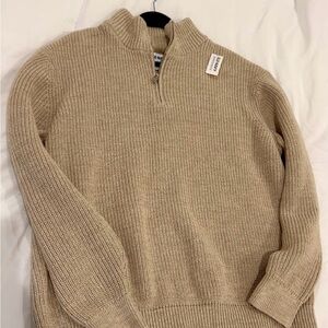 Old Navy Tan quarter zip Men's Sweater